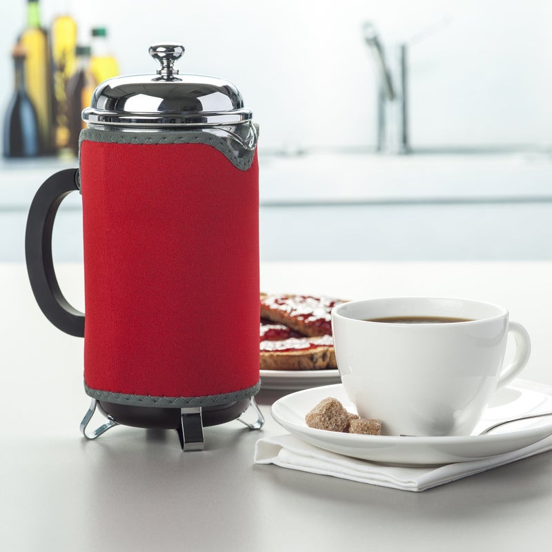 Zeal 8 Cup Cafetiere Insulated Jacket â€“ Red - Image 2